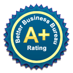Visit us at the BBB site A+ BBB Rating